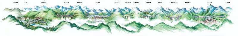 縱貫川青。阿壩州委宣傳部供圖