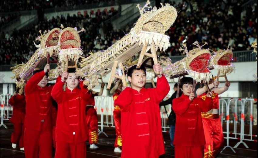 非遺表演。達州市委宣傳部供圖