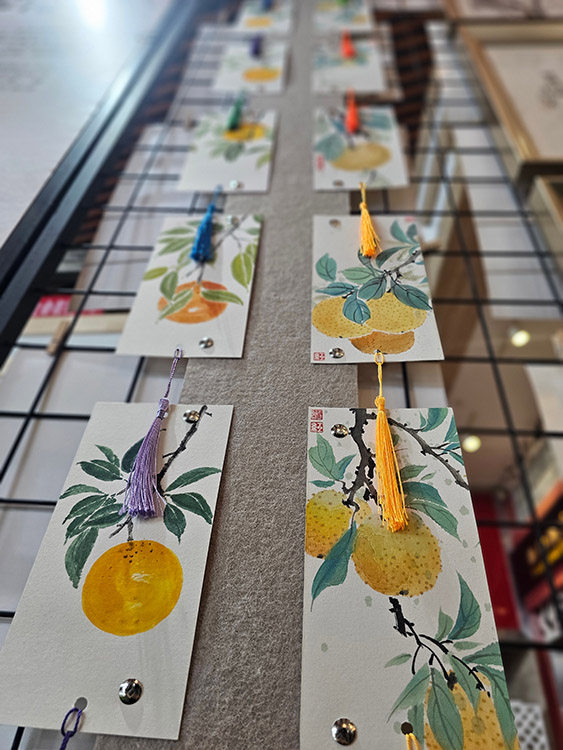 花園國畫工作坊展品。成都市花園（國際）小學(xué)供圖