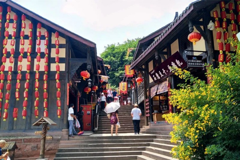 五鳳溪古鎮(zhèn)。成都市文廣旅局供圖