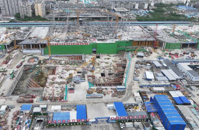 施工現場。中鐵建工集團提供圖
