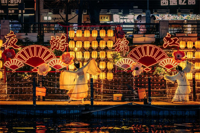 夜游錦江。成都文旅集團供圖