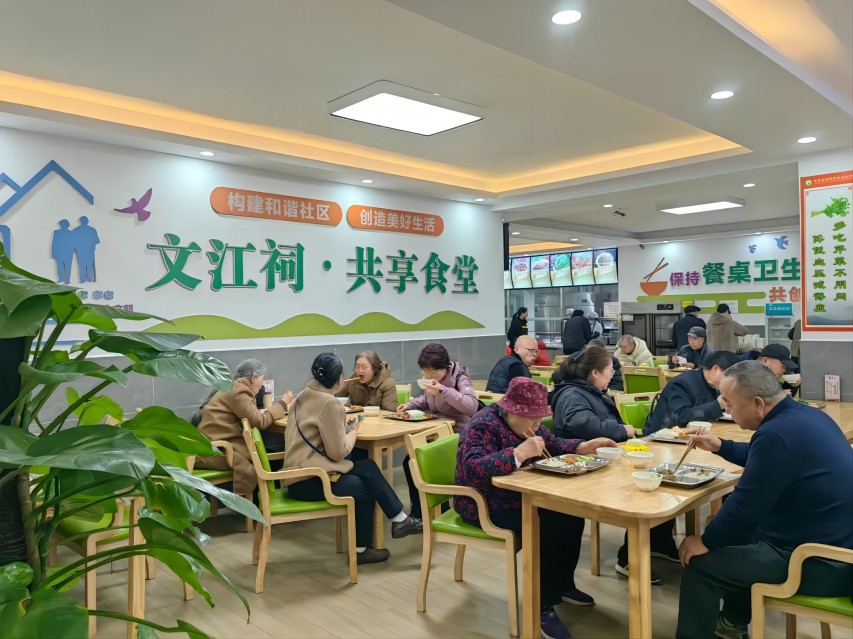 共享食堂。通川區融媒體中心供圖