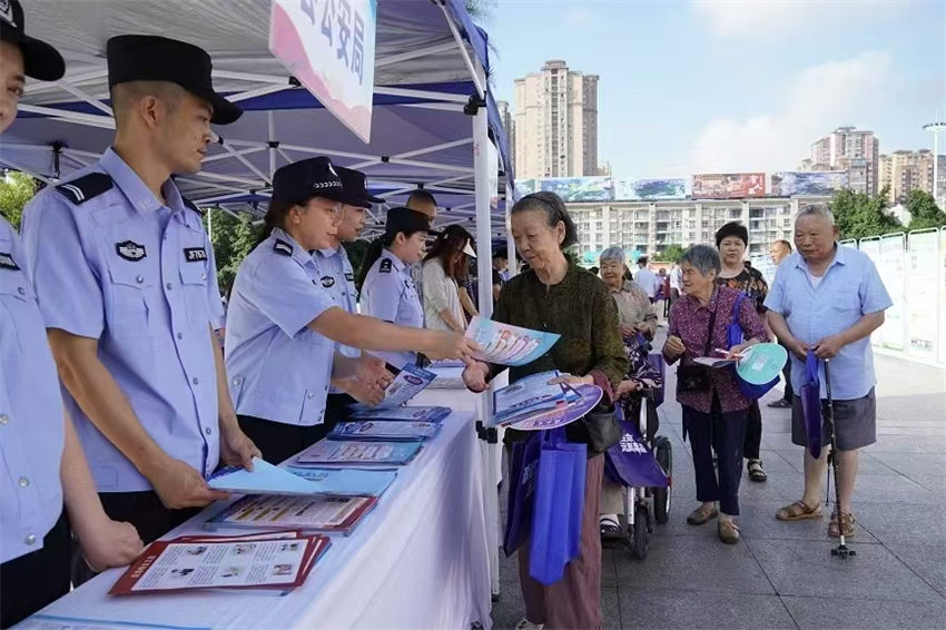 活動現場。渠縣禁毒委供圖