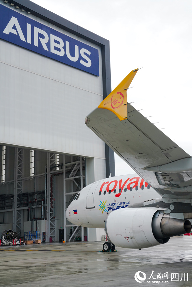 空客成都公司停機坪。劉婷攝