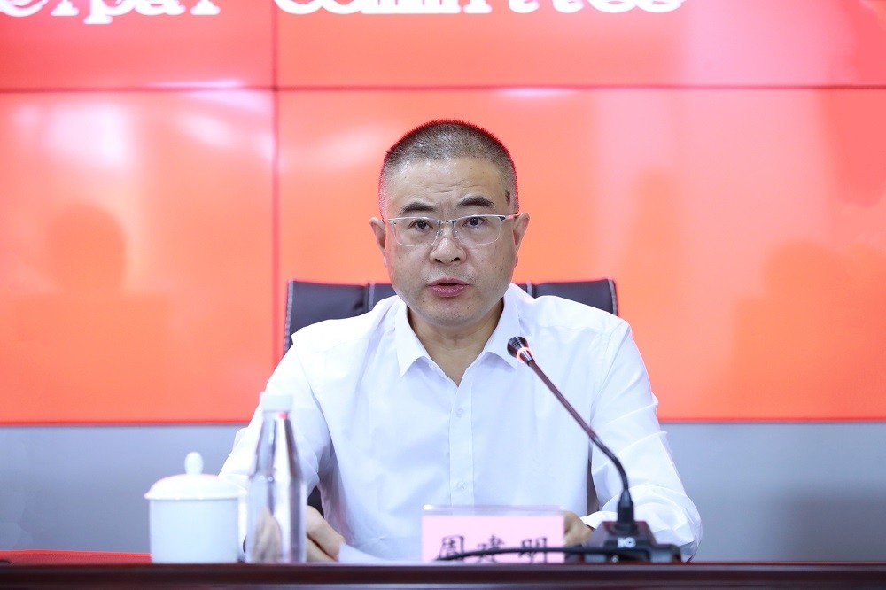 周建明介紹“五個方面發力”相關情況。劉仁供圖