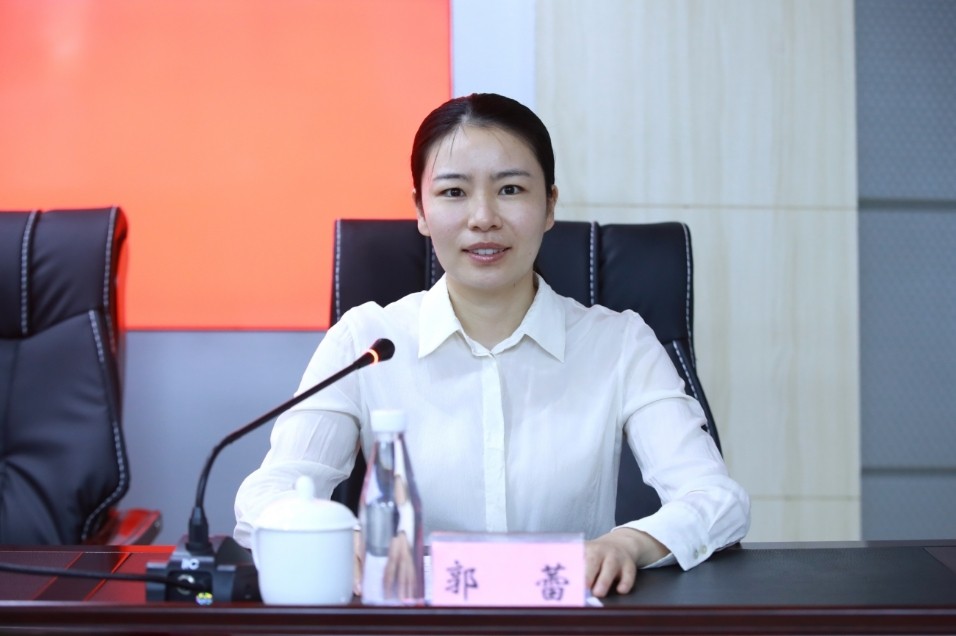 郭蕾介紹廣元“四好”品牌。劉仁供圖