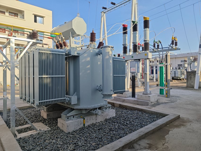 改造后的合江白沙變電站。四川水電集團供圖