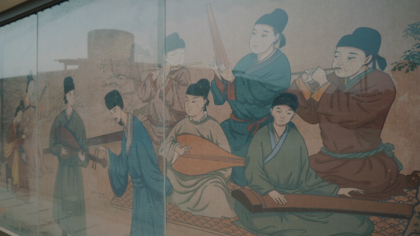 馬蹄灣園區(qū)文化墻。劉佳雨、王仲杰、周希攝