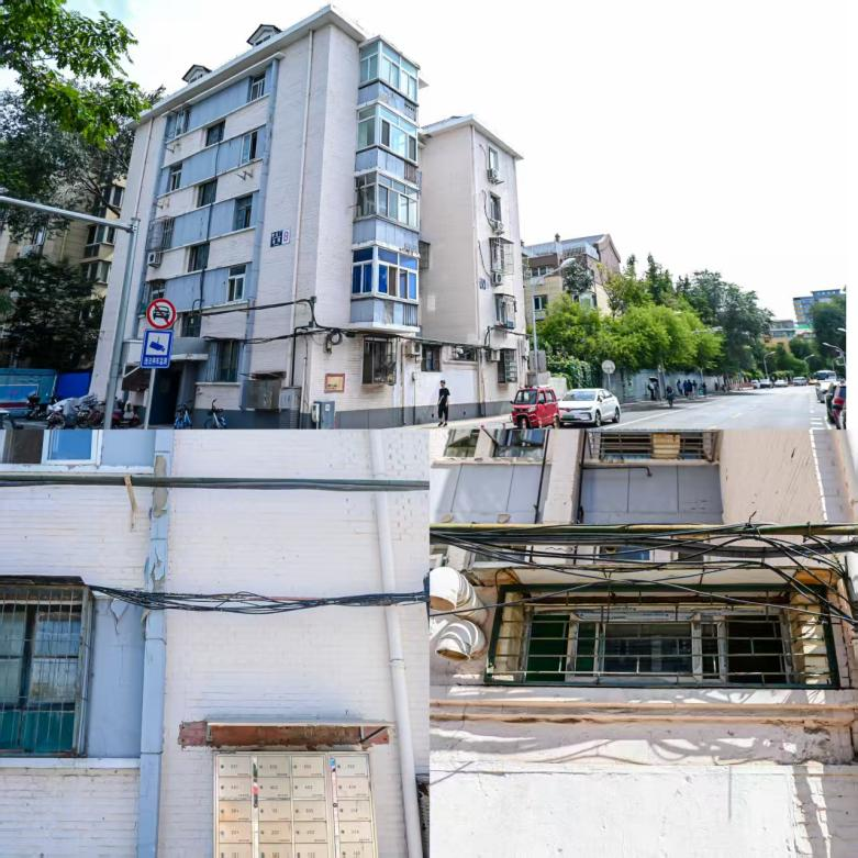 重建前的樺皮廠胡同八號(hào)樓。新街口街道玉桃園社區(qū)供圖