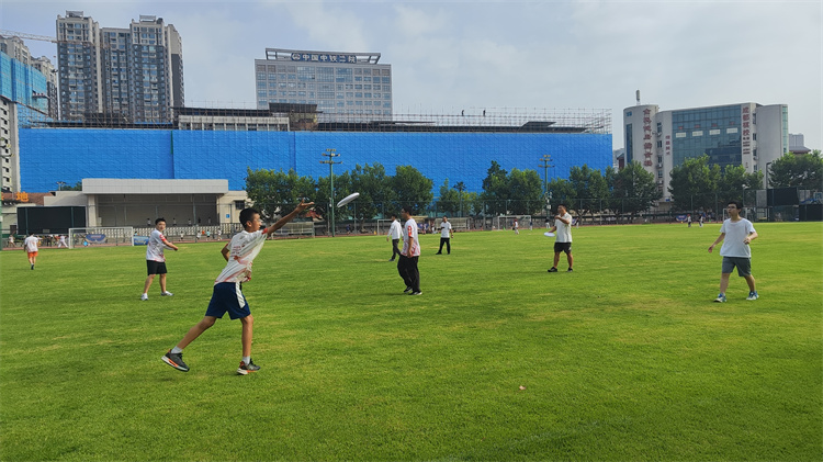 飛盤活動現場。陳靜供圖