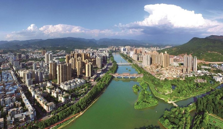 “兩江四岸”。廣元市住房和城鄉建設局供圖