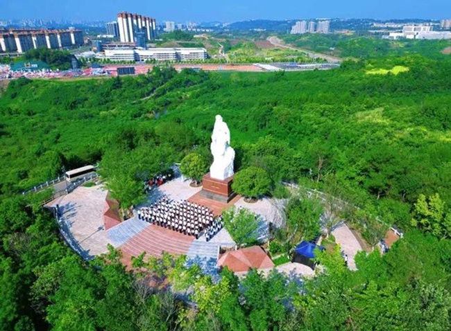紅梅廣場活動現場。大安區退役軍人事務局供圖